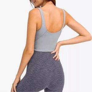 Cropped Tank in Light Gray